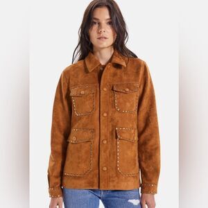 Mother Denim The Hip Patch Pocket Car Coat